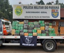 Mais de 1,3 tonelada de maconha é apreendida durante Operação Hórus, no Oeste do Paraná