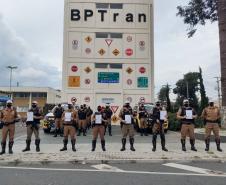 Policiais militares do BPTran são homenageados pelo profissionalismo aplicado no atendimento de ocorrência de tráfico na Capital