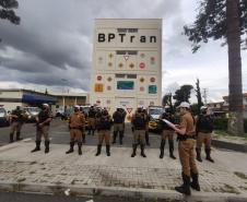 Policiais militares do BPTran são homenageados pelo profissionalismo aplicado no atendimento de ocorrência de tráfico na Capital