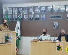 Batalhão da PM é homenageado pela Câmara Municipal de Vereadores de Coronel Vivida por atuação na região 