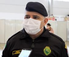 Quase 90% do efetivo da Polícia Militar já recebeu a primeira dose da vacina contra o coronavírus