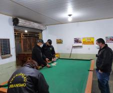 AIFU interdita 17 estabelecimentos e 14 pessoas são encaminhadas durante operações deste final de semana