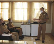 Comandante-Geral da PM visita unidades da Polícia Militar do Norte Pioneiro