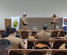 Em Cornélio Procópio, Comandante-Geral da PM conversa com oficiais sobre planejamento e estrutura