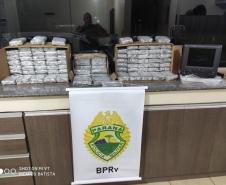 BPRv apreende pacotes de cigarros e eletrônicos contrabandeados durante abordagens no Noroeste do estado