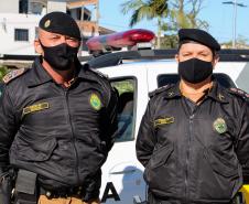 Oficiais da PM e do Corpo de Bombeiros se reúnem com o Comandante-Geral em Paranaguá