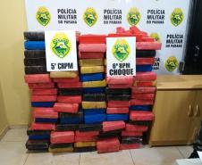 Quase 800 quilos de maconha são apreendidos pela PM em Cascavel