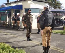 Batalhão de Polícia de Trânsito recebe visita de oficial do Exército Brasileiro para estreitar relações com a PM 