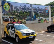 Comandante-Geral visita batalhão de Maringá e conversa com oficiais da PM e do Corpo de Bombeiros