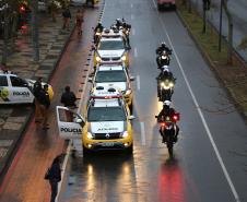 Cerca de 70 policiais reforçam o policiamento na região Leste de Curitiba