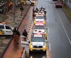 Cerca de 70 policiais reforçam o policiamento na região Leste de Curitiba