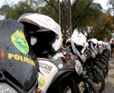 Cerca de 70 policiais reforçam o policiamento na região Leste de Curitiba