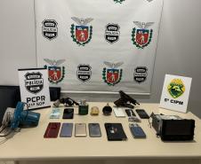 PM e PC cumprem 30 mandados judiciais e apreendem duas armas de fogo no Noroeste do estado