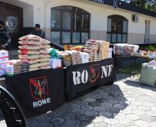 RONE arrecada 400 quilos de alimentos para instituições de apoio social em Curitiba