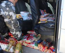 RONE arrecada 400 quilos de alimentos para instituições de apoio social em Curitiba