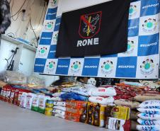 RONE arrecada 400 quilos de alimentos para instituições de apoio social em Curitiba