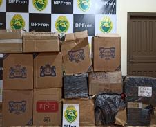 Em situações distintas, BPFron apreende maconha e cigarros contrabandeados, no Oeste do estado