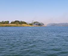 Polícia Ambiental contém incêndio no Parque Nacional de Ilha Grande durante patrulhamento de rotina