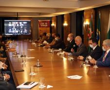 Alto Comando da PM se reúne com Associação Comercial do Paraná e com representantes dos Consegs