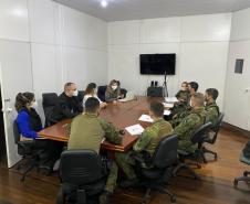 BPFron se reúne com membros da Secretaria Nacional de Políticas sobre Drogas em Marechal Cândido Rondon (PR)