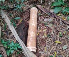 Acampamento de caça ilegal é destruído pela Polícia Ambiental em São Miguel do Iguaçu (PR)