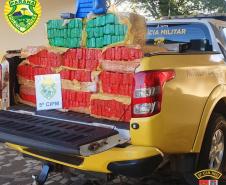 Quase 230 quilos de maconha são apreendidos pela PM em Cianorte (PR)