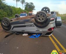 BPRv apreende 480 quilos de maconha ao atender acidente de trânsito em Icaraíma (PR)