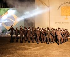 Formatura de 42 aspirantes marca os 50 anos de criação da Academia Policial Militar do Guatupê