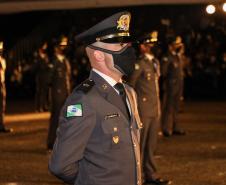 Formatura de 42 aspirantes marca os 50 anos de criação da Academia Policial Militar do Guatupê