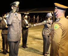 Formatura de 42 aspirantes marca os 50 anos de criação da Academia Policial Militar do Guatupê