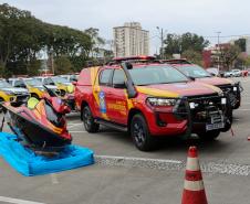 Novas viaturas e motos aquáticas da PM e Corpo de Bombeiros são entregues para reforçar o atendimento ao cidadão em todo o estado