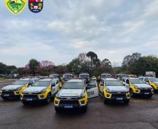 Comandante-Geral da PM participa de entrega de viaturas em Cascavel (PR)