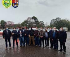 Comandante-Geral da PM participa de entrega de viaturas em Cascavel (PR)