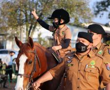 Regimento da PM completa 142 anos de história de heroísmo e atenção à população com o serviço de Equoterapia