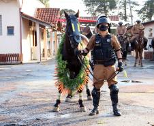 Regimento da PM completa 142 anos de história de heroísmo e atenção à população com o serviço de Equoterapia