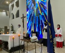 Em Cruzeiro do Oeste, PM faz cerimônias religiosas e campanha de doação de sangue para marcar os 167 anos da Corporação