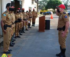 Batalhão Rodoviário homenageia oficial que comandou Companhia de Cascavel