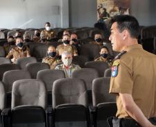 PM dá início ao Ciclo de Palestras do Programa Prumos Cuidando do Cuidador em Curitiba