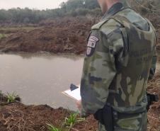 Primeiro dia da Operação Nascente Viva flagra diversos pontos de destruição de mata nativa no Sudoeste do estado