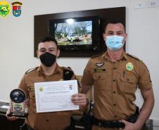 Concurso de fotografia do 3º Batalhão premia policiais vencedores em Pato Branco (PR)