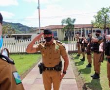 Comandante-Geral da PM visita unidade em Irati (PR)