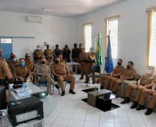 Comandante-Geral da PM visita unidade em Irati (PR)