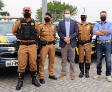 Polícia Militar participa de blitz educativa integrada da Semana Nacional do Trânsito na Linha Verde em Curitiba