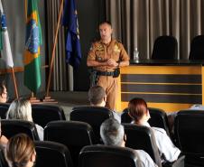 Polícia Militar do Paraná recebe comitiva do Curso de Aperfeiçoamento de Oficiais (CAO) da Polícia Militar de São Paulo (PMESP)