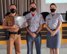 Polícia Militar do Paraná recebe comitiva do Curso de Aperfeiçoamento de Oficiais (CAO) da Polícia Militar de São Paulo (PMESP)