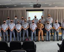 Polícia Militar do Paraná recebe comitiva do Curso de Aperfeiçoamento de Oficiais (CAO) da Polícia Militar de São Paulo (PMESP)