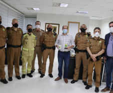 Comandante-Geral visita secretário da Administração e Previdência em Curitiba (PR)