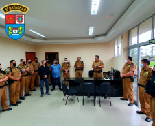 Policiais militares são homenageados ao entrarem para a Reserva Remunerada no Litoral do estado