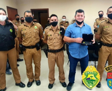 Policiais militares são homenageados ao entrarem para a Reserva Remunerada no Litoral do estado