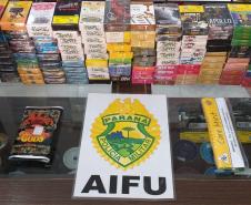 Fiscalizações da AIFU resultam na apreensão de nove máquinas caça-níquel e de jogo do bicho em Curitiba